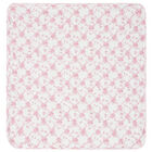 Baby Girls White & Pink Floral & Butterflies Blanket, 1, hi-res